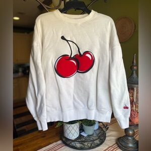 Gently used Kirsh Cherry Artist Sweatshirt Size1